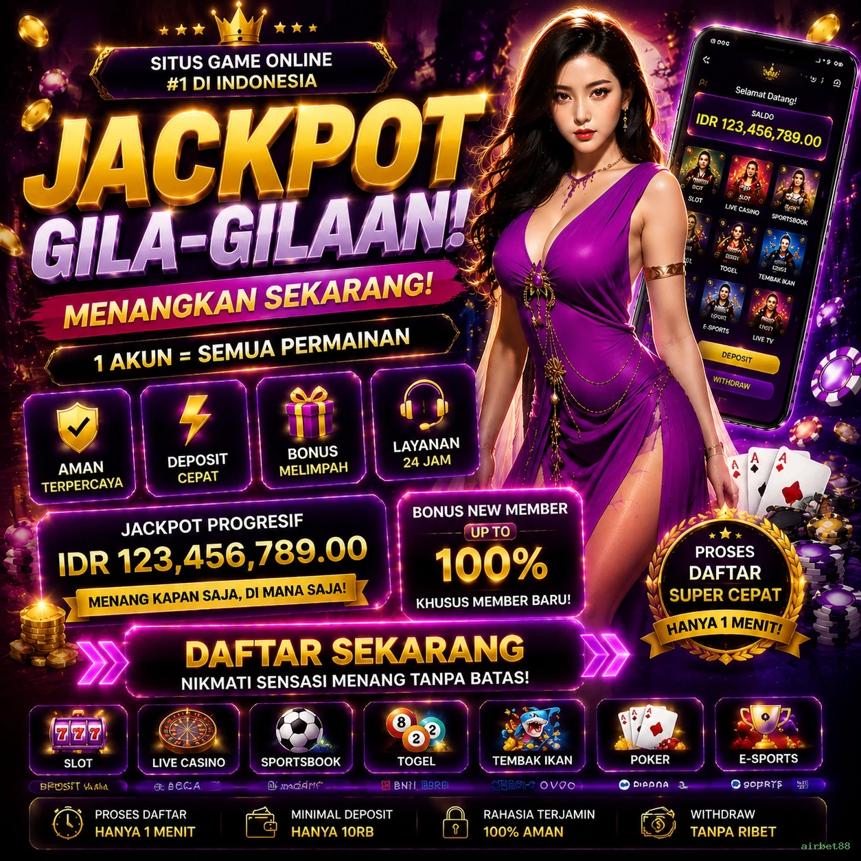 airbet88: Temukan Kesenangan Bermain Game Arcade Kini Juga!